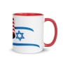 Israel & USA Mug with Color Inside - 5