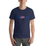 Jerusalem and USA Unisex T-Shirt - 10