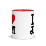 I Love JLM Mug with Color Inside - 4