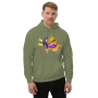 Shalom and Dove Stained Glass Unisex Hoodie - 10