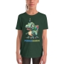 Hanukkah Menorasaurus Youth Short Sleeve T-Shirt - 11
