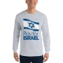 "Pray for Israel" Men’s Long Sleeve Israel Shirt - 3