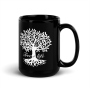 Black & Glossy Tree of Life Mug - 7