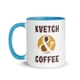 Kvetch & Coffee Jewish Mug with Color Inside - 4