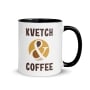 Kvetch & Coffee Jewish Mug with Color Inside - 6