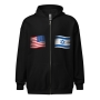 USA-ISRAEL Flags Unisex Heavy Blend Zip Hoodie - 5