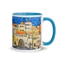 Jerusalem Houses Mug with Color Inside - 3