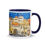 Jerusalem Houses Mug with Color Inside - 12