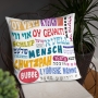 Famous Yiddish Words Basic Pillow - 3