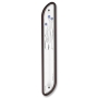 Hazorfim Sterling Silver Plated and Wood Mezuzah - Pastoral - 1