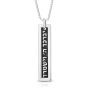 925 Sterling Silver Lord Bless You and Keep You (Priestly Blessing) Pendant - 1