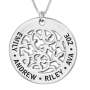 Sterling Silver Mom's Family Names Necklace - Up To 5 Names - 2