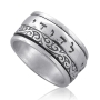 Beloved: Double Spinning Ornamented Silver Ring (Song of Songs 6:3) - 1