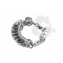  Blue Pearl Multi Chain Bracelet  with Swarovski Stone  - 1