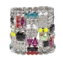 Dazzling Multi-Colored Jeweled Bracelet by L.K. Designs - 1