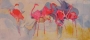  Flamingo Fantasia. Artist: Edwin Salomon. Handsigned & Numbered Limited Edition Serigraph - 1