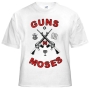 Guns and Moses T-Shirt. White - 1