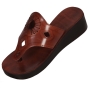 Queen of Sheba Handmade Leather Women's Sandals - Brown - 1
