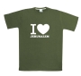 I Love Jerusalem T-Shirt. Variety of Colors - 1