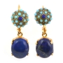Inspiration: 24K Gold Plated Gemstone Earrings by AMARO - 1