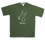Israel T-Shirt - Dove with Olive Branch. Variety of Colors - 1