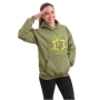 Israeli Army Hooded Sweatshirt. Olive - 2