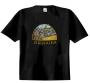 Jerusalem Color Vista T-Shirt. Black - 1