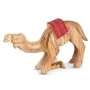 Olive Wood Kneeling Camel Figurine - 1
