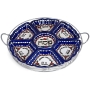 Armenian Ceramic Passover Seder Plate With Basket - 2