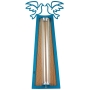  Doves Mezuzah with Wood Background. Variety of Colors - 4