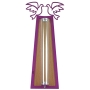  Doves Mezuzah with Wood Background. Variety of Colors - 2