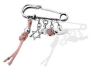 Or Jewelry Silver Plated Baby Pin - Pink - 1