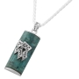  Eilat Stone Necklace with Sterling Silver Chai - 1
