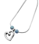  Sterling Silver Heart Necklace - 1