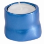 Yair Emanuel Anodized Aluminum Candle Holder (Turquoise) - 1