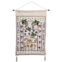Yair Emanuel Embroidered Wall Hanging - 7 Species - 1