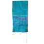 Yair Emanuel Hand-Painted Silk Tallit - Jerusalem Vista (Turquoise) - 1