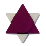 Agayof Design Star of David Travel Shabbat Candle Holders - Color Choice - 4