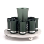Agayof Design Anodized Aluminum Kiddush Set for 8 - Variety of Colors - 9