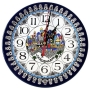 Jerusalem Clock Armenian Ceramic - 1