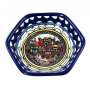  Jerusalem Hexagonal Bowl. Armenian Ceramic - 1