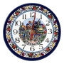  Jerusalem Clock (small). Armenian Ceramic - 1