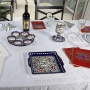 Armenian Ceramic Classic Matzah Plate - 6