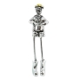 Silver-Plated Shelf Drummer Figurine with String Legs  - 1