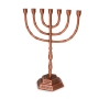 Traditional Ornate 7-Branched Menorah (Variety of Colors) - 10