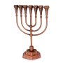 Jerusalem Temple 7-Branch Menorah (Variety of Colors) - 10