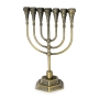 Jerusalem Temple 7-Branch Menorah (Variety of Colors) - 8