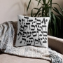 Hebrew Alphabet Designer Pillow - 2