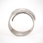 Handmade Blackened 925 Sterling Silver Adjustable Unisex Ring – Ana BeKoach - 7