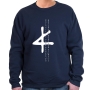 Ancient & Modern Hebrew Alphabet Sweatshirt (in Range of Colours) - 4
